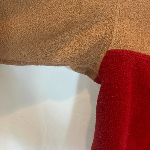 Patagonia Synchilla Molten Lava  - Red Tan Snap-T Fleece Pullover Size XS - Picture 5 of 6